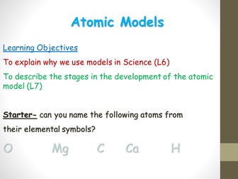 Atomic Models