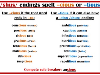 Spelling Rule Posters for Years 5 and 6 (Full Version)
