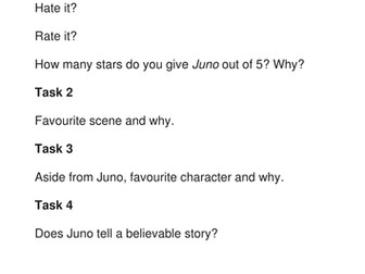 Juno - after viewing discussion prompts