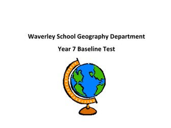 Y7 baseline test for Geography