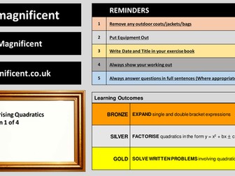 Maths - Factorising Quadratics - #iInspire