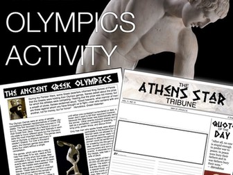 Ancient Greek Olympics Activity
