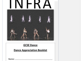 Infra GCSE Dance anthology Workbook
