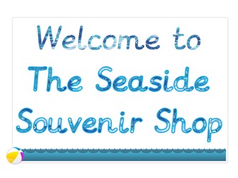 Role Play Pack - Seaside Souvenir Shop