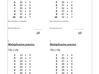 Random Calculation Generator