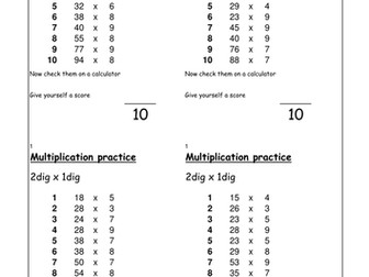 Random Calculation Generator (FREE EXAMPLE)
