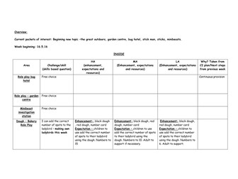 What the ladybird heard planning for Early Years