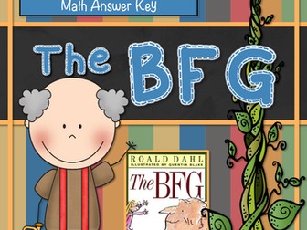 The BFG Math Companion {27 Printables, Answer Key & Common Core}