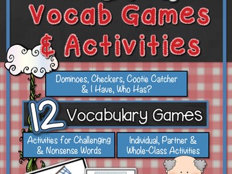 The BFG {12 FUN Vocabulary Games and Activities}