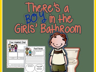 There's a Boy in the Girls' Bathroom {Novel Study, Art Project, & More}