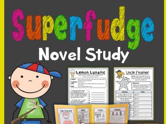 Superfudge {Novel Study, Accordion Book Project, & CCSS}