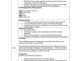 Primary Drama Lesson (Battles)