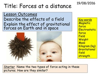 P1 1.4 Forces at a distance