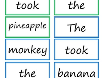 Handas Surprise build a sentence