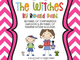 The Witches by Roald Dahl {22 Pages of Questions & 24 Pages of Activities}
