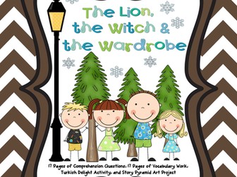 The Lion, the Witch, and the Wardrobe {Novel Study & Pyramid Art Project}