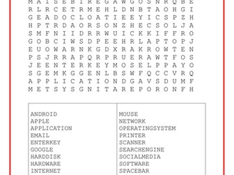 Information Technology Wordsearch