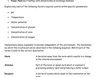 Homeostasis