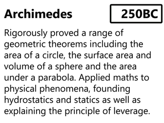 History and Geography of Maths Visual Display