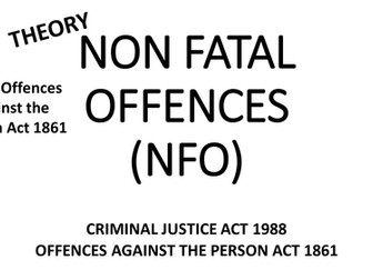A-Level Law - Non-fatal offences – s18 OAPA 1861 PPT & AFL