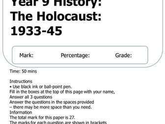 Holocaust assessment