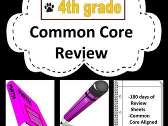 4th Grade Daily Math Spiral Review