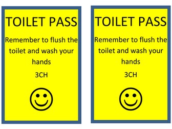 Toilet pass