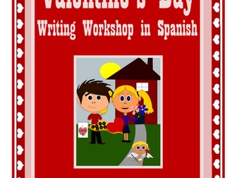 Valentine's Day Writing Centers in Spanish