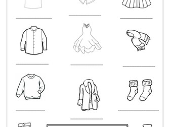 FRENCH - CLOTHING - Des Vêtements KS2 - Worksheets