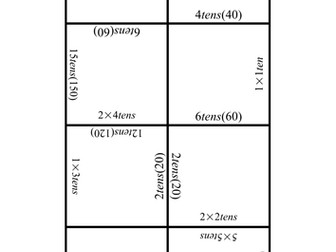 Tarsia Puzzle to practise multiplying by 10 (all combinations from 1 to 5) Level 1