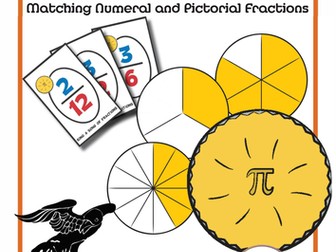 Matching Equivalent Fractions Game - "Sing a song of fractions"