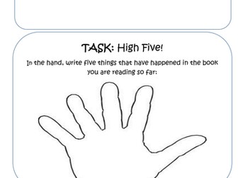 high five reading activity