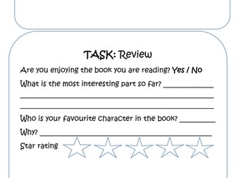 Review reading activity