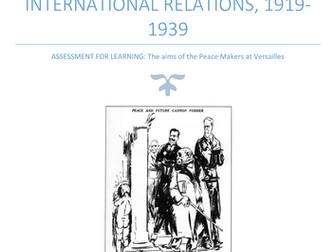 Aims of the Peacemakers at Versailles Assessment