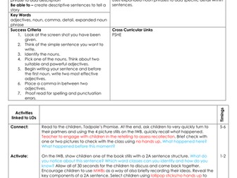 Alan Peat 2A sentence - Tadpole's Promise
