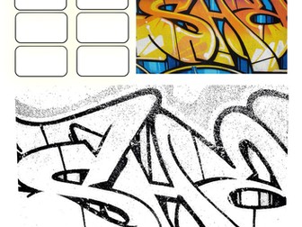 Set of 3 Graffiti Worksheets