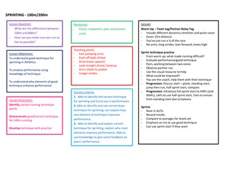 SET OF ATHLETICS LESSON PLANS FOR KS3