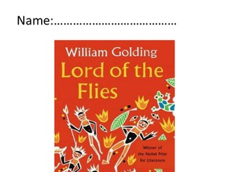 Lord of the Flies- Quote Booklet