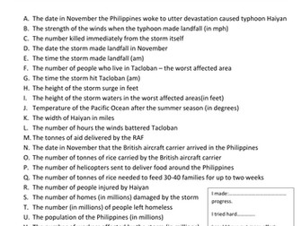Case Study - Typhoon Haiyan