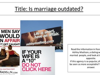 Is marriage outdated?