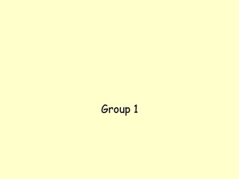 Group 1 Metals