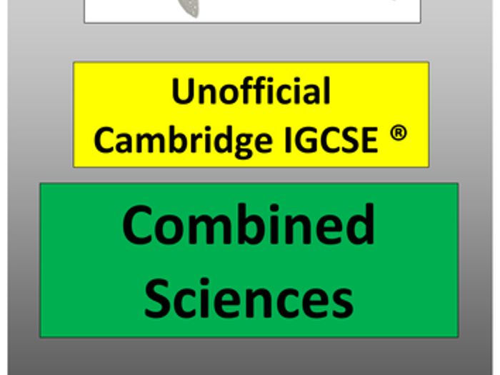 2016-2018 IGCSE Coordinated/Combined Science Revision Guide Bundle ...