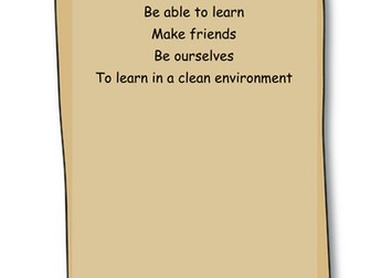 Editable class charter