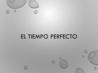 AS Grammar - The perfect tense in Spanish