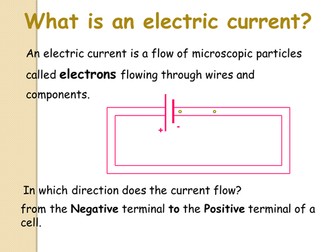 Electrical Current and Charge lesson