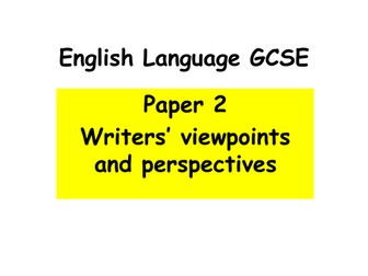 AQA New Specification English Language - Glastonbury Paper - Question 3