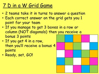 7 D in a W grid game