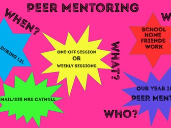 Peer Mentoring Set-Up Resources