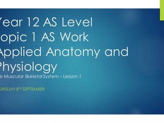 AS GCE A LEVEL Edexcel PE New Spec 2016