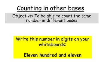 Number bases